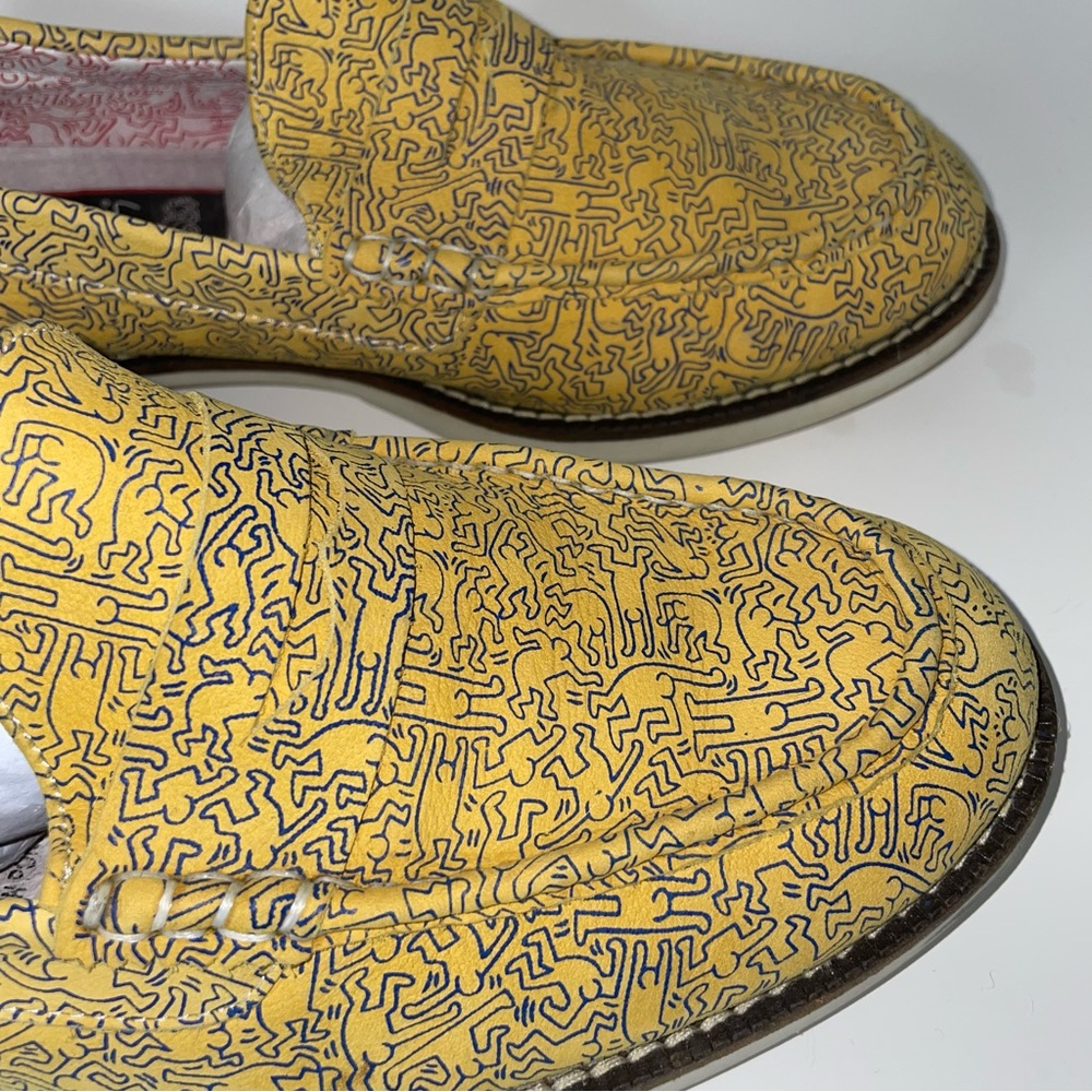Yellow Patterned Loafers - Picture 8 of 13